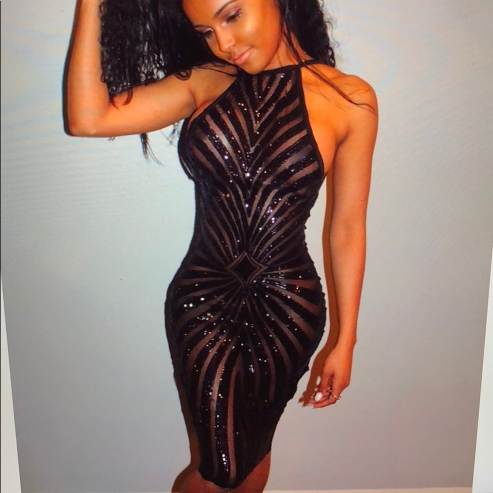 Shane Justin Diamond Burst Dress